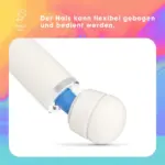 SexLure Flexible Neck Body Wand with Quiet Motor and 20 Vibration Modes - Image 7