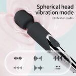 SexLure Mini Wand Massager with Flexible Silicone Head and Powerful Motor (Copy) (Copy) - Image 3