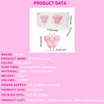 SexLure Butterfly Nipple Clamps with 12 Vibration Modes - Image 2