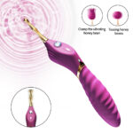 SexLure Queen Scepter Vibrator with 10 Vibration Modes and Ripple Design - Image 2