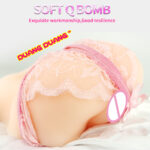 SexLure Dual Channel Hip Stroker Three Sizes Soft Elastic Realistic - Image 9