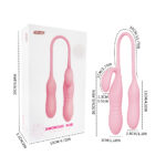 SexLure Double-Headed Telescopic Vibrator with 12 Vibration Modes - Image 8