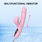 SexLure Multifunctional Waterproof Vibrator With Heating Sucking Telescopic 5 Modes USB Rechargeable - Image 13