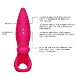 SexLure Six Finger Magic Set Wearable Liquid Silicone Vibrator with 12 Vibration Modes & Magnetic Charging - Image 8