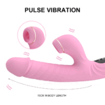 SexLure Multifunctional Waterproof Vibrator With Heating Sucking Telescopic 5 Modes USB Rechargeable - Image 15