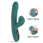 SexLure Multifunctional Waterproof Vibrator With Heating Sucking Telescopic 5 Modes USB Rechargeable - Image 8