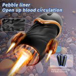 SexLure Triple Motor Silicone Training Device with Pebble Liner Design - Image 6