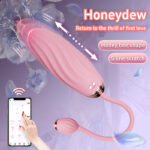 SexLure Crocodile Honey Telescopic Vibrating Dildo with 9 Frequencies and App Control - Image 10