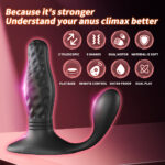 SexLure Dual Motor Telescopic Anal Plug with Remote Control - Image 3