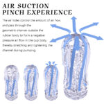 SexLure 3 Style Air Suction Male Masturbator Cup Soft TPE Channel, Negative Pressure Tightness, Optional Vibration Motor - Image 7