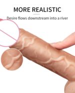 SexLure Realistic Suction Cup Dildo Flexible Texture Design - Image 3