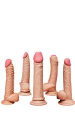 SexLure Realistic Suction Cup Dildo Flexible Texture Design - Image 6