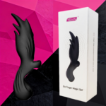 SexLure Six Finger Magic Set Wearable Liquid Silicone Vibrator with 12 Vibration Modes & Magnetic Charging