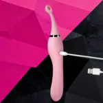 SexLure Dual-Ended Vibrator with 10 Modes Seamless Silicone Waterproof