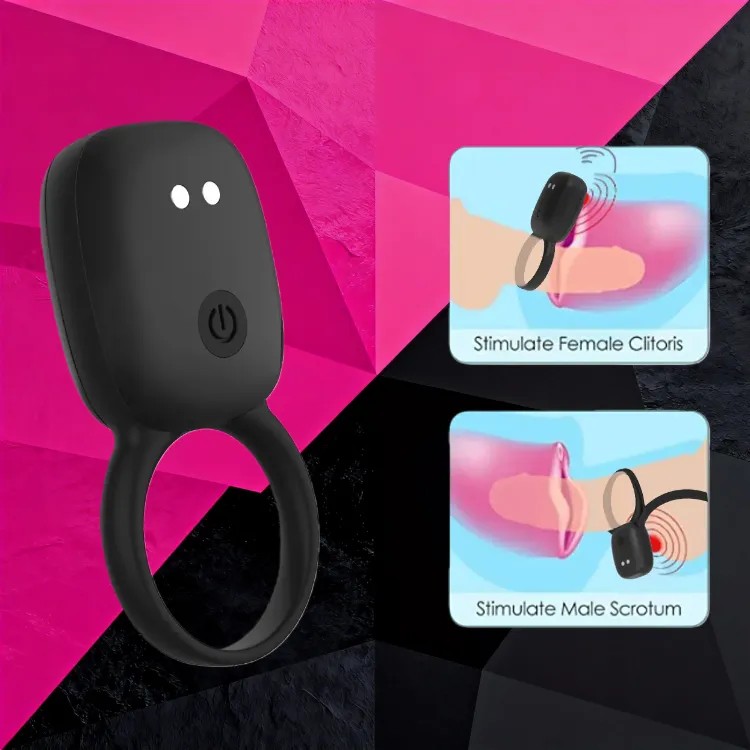 1 SexLure Couples Vibrator Clitoral and Scrotum Stimulation 10 Modes Magnetic Charging Waterproof - Image 1