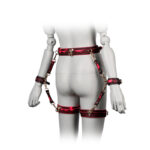 SexLure Adjustable Waist Leg Hand Restraint Set Soft Thermal Leather - Image 2