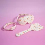 SexLure Pink Playful Accessory Set Adjustable Collar Wrist and Ankle Bands Eye Mask - Image 10