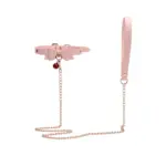 SexLure Pink Butterfly Bell Choker – Adjustable PU Neck Accessory with Zinc Alloy Bell, Elegant Bow Design, Lightweight Fashion Style - Image 7