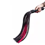SexLure Obsidian Black Leather Whip 60cm PU Material - Image 2
