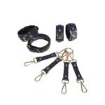 SexLure Adjustable Wrist and Ankle Restraint Set PU Material - Image 5
