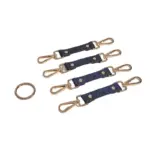 SexLure Snake Pattern Cross Buckle PU Accessory with Metal Rings for Private Styling - Image 3