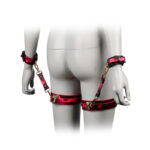 SexLure Adjustable Waist Leg Hand Restraint Set Soft Thermal Leather - Image 3