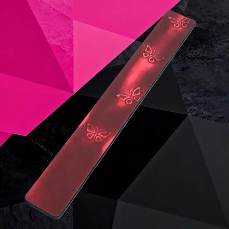 21 SexLure Color-Changing Butterfly Paddle Ruler Soft PU Design Accessory - Image 1