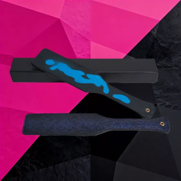 21 SexLure Heat Sensitive Snake Pattern Short Paddle 32.5cm PU Material Comfortable Stylish Play - Image 1