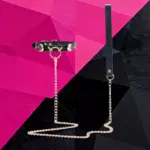 SexLure Snake Pattern Ring Choker with Adjustable Fit