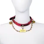 SexLure Flame Color Changing Choker Adjustable PU Neck Accessory with Metal Chain - Image 9