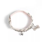 SexLure White Snakeskin PU Collar with Leash Puppy Style - Image 6