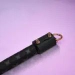 SexLure Obsidian Black Leather Whip 60cm PU Material - Image 4