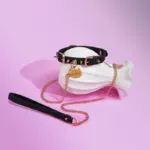 SexLure Double Spiked Punk Leather Collar with Adjustable Fit - Image 3