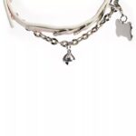 SexLure White Snakeskin PU Collar with Leash Puppy Style - Image 7