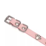 SexLure Pink Bone Collar Adjustable Silver Charm Pet Accessory - Image 14