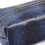 SexLure Snake Pattern PU Storage Bag Black Blue - Image 4