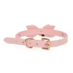 SexLure Pink Butterfly Bell Choker – Adjustable PU Neck Accessory with Zinc Alloy Bell, Elegant Bow Design, Lightweight Fashion Style - Image 10