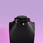 SexLure Studded PU Choker Adjustable Black Neck Accessory - Image 5