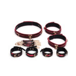 SexLure Adjustable Waist Leg Hand Restraint Set Soft Thermal Leather - Image 7