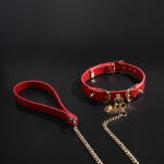 SexLure Genuine Leather Punk Collar Adjustable With Metal Ring - Image 9