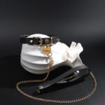 SexLure Genuine Leather Punk Collar Adjustable With Metal Ring - Image 5