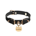 SexLure Genuine Leather Punk Collar Adjustable With Metal Ring - Image 7