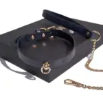 SexLure Snake Pattern PU Collar with Adjustable Strap and Leash for Private Styling - Image 2