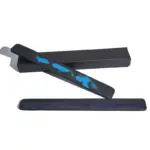 SexLure Snake Pattern Hook Buckle Collar PU Neck Accessory with Metal Ring Design - Image 2