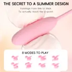 SexLure Slim Liquid Silicone Massager with 8 Modes Waterproof IPX7 - Image 9