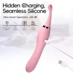 SexLure Dual-Ended Vibrator with 10 Modes Seamless Silicone Waterproof - Image 9