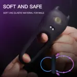 SexLure Demon Vibrating Cock Ring Liquid Silicone 10 Modes Magnetic Charging Waterproof - Image 9
