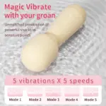 SexLure Mini Vibrator with 5 Speeds 360° Flexible Rotation Waterproof Silicone - Image 9