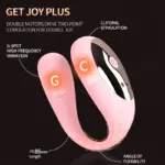 SexLure Dual Motor Smart Vibrator with 10 Modes Quiet Magnetic Charging Waterproof Design - Image 11