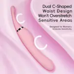 SexLure Dual-Ended Vibrator with 10 Modes Seamless Silicone Waterproof - Image 12